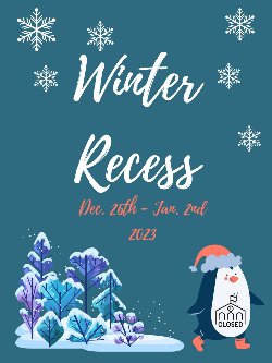 Winter Recess